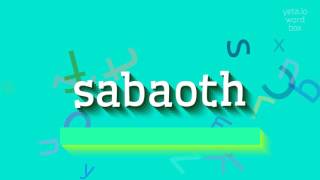 How to say quotsabaothquot High Quality Voices [upl. by Noisla]