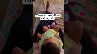 Desi Rocking Crib newbornbaby funny baby cute [upl. by Walkling951]