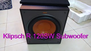 Klipsch R 120SW Subwoofer [upl. by Marion76]