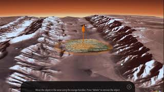 Exploring the Valles Marineris on Mars with 3D Maps [upl. by Nayek351]