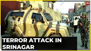 Srinagar Terror Attack Jammu amp Kashmir Cop Attacked By Terrorists In Srinagar Critically Injured [upl. by Arimay]