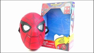 SPIDERMAN HOMECOMING Spider Sight Mask Toy Review  StephenMcCulla [upl. by Creight]