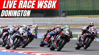 Live Race WSBK Donington Park Cirucit  UKWorldSBK [upl. by Lyrret]