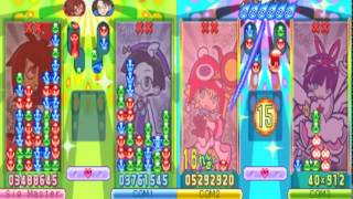 Puyo Puyo 20th anniversary Team Strange Klug vs Team Evils return part Pair puyo time [upl. by Eldwun224]