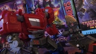 WFC Optimus Prime Vs Decepticons amp Dirge I Stop Motion Fight Scene [upl. by Ahsiyn785]