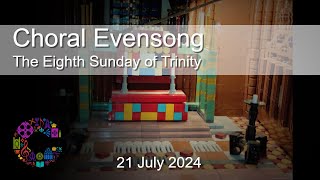 Choral Evensong  Sunday 21 July 2024  Chester Cathedral [upl. by Turmel]