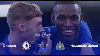 Chelsea won 21 victory over Newcastle⚽🏟🥅 at Stamford Bridge🏟 in Premier league [upl. by Eittocs]