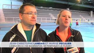 LActu  Un tournoi de badminton qui se joue en couple [upl. by Htebazil]