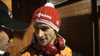 Markus Eisenbichler im Interview  Klingenthal 21112014 [upl. by Oinotnaocram1]