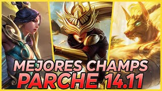 🔰 ¡MEJORES CAMPEONES POR ROL DEL PARCHE 1411 🔰 League of Legends S14 [upl. by Regdor]