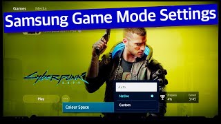 Samsung TV Best Game Mode Settings for PS5 amp Xbox Series X 4K120Hz Gaming [upl. by Schafer]