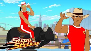 Cowboy Conundrum Big Bos Wild West Showdown  Supa Strikas Soccer Cartoon  Football Videos [upl. by Acireed185]