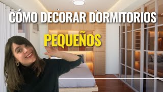 CÓMO DECORAR DORMITORIOS PEQUEÑOS [upl. by Jenilee]