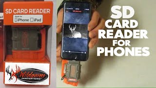 Best Smartphone SD Card Reader  iPhones amp Androids [upl. by Bensky]