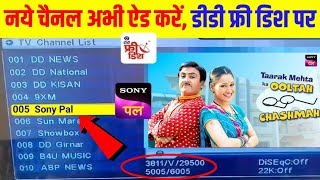 नये चैनल ऐड कैसे करे अपने Set Top Box मे ✅  New Channels Setting  DD Free Dish New Update Today [upl. by Rance410]