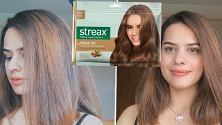 I colored my hair at home only at Rs 45Streax Hair Color Golden Blonde Nepali Sushma Thapa [upl. by Eeliram904]