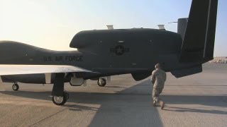 RQ4 Global Hawk UAV Maintenance  Emergency Divert Instructions [upl. by Philippine]