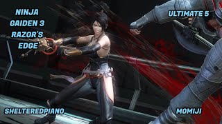 Ninja gaiden 3 Razors edge ultimate trial 5 Master collection Momiji [upl. by Larok]