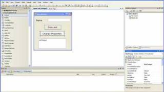 Visual Basic 2008 for Beginners Tutorial 31  Writing code to change properties [upl. by Morez]