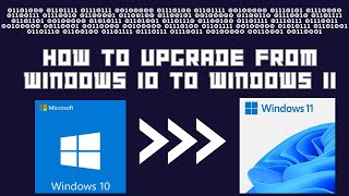 How to upgrade from windows 10 to windows 11 [upl. by Roanne]