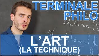 Lart la technique  Philosophie  Terminale  Les Bons Profs [upl. by Oilegor796]