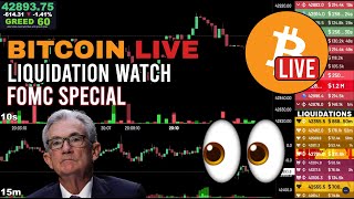 Archived Bitcoin LIVE Jan 2024 FOMC Chart amp Liquidation Watch [upl. by Hendrickson347]