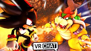 Shadow Meets Bowser VR Chat Ft Princess Peach [upl. by Namolos]