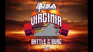 The USA Powerlifting Virginia Battle at the Burg VA202403 powerlifting competition [upl. by Eireva]