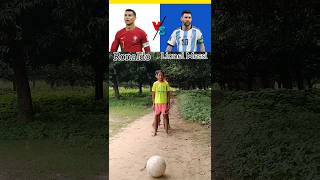 Cristiano Ronaldo vs Lionel Messi 🇵🇹vs🇦🇷You Decide 🙌🏻The Final Level shorts ronaldo messi [upl. by Noyad455]