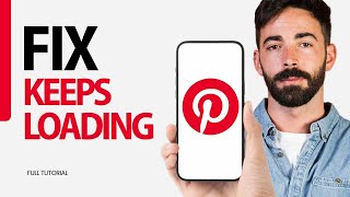 How To Fix Keeps Loading On Pinterest App 2024 [upl. by Mandle]