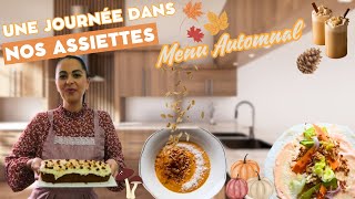 🥕UNE JOURNÉE DANS MON ASSIETTE MENU COMPLET RAPIDE GOURMAND amp DELICIEUX 🍄‍🟫🍂POUR TOUTE LA FAMILLE🍁 [upl. by Filmore528]