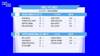 Upper Wharfedale CC 2nd XI v Dacre Banks CC 1st XI [upl. by Townie413]