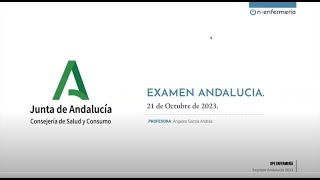 EXAMEN COMENTADO OPE ENFERMERÍA ANDALUCÍA 2023 [upl. by Enilorak894]