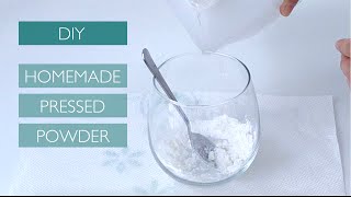 DIY  Homemade Pressed Powder [upl. by Fezoj]