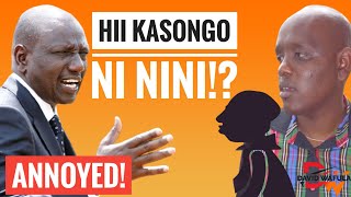 REPORTS RUTO GOT ANGRY AFTER KASONGO MEMES SPREAD IN STATEHOUSE [upl. by Barnett]