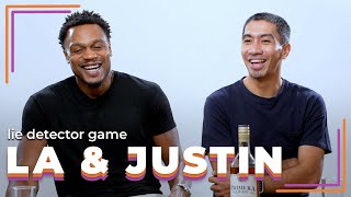 Ginebras LA Tenorio and Justin Brownlee Play a Lie Detector Drinking Game  Rec•Create [upl. by Adnuhs338]