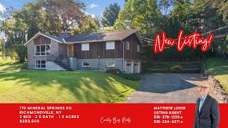 170 Mineral Springs Rd Richmondville NY [upl. by Carlynne]