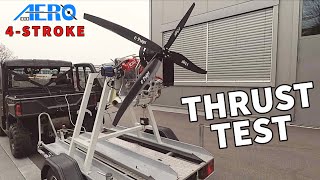 BlackHawk’s Aero 1000 4Stroke Paramotor THRUST TEST [upl. by Yenroc370]