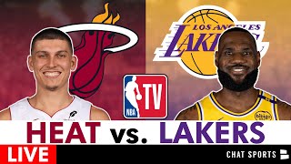 Heat vs Lakers Live Streaming Scoreboard PlayByPlay Highlights  NBA TV Stream [upl. by Suirradal]