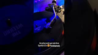 Plattenspieler auf die 1 😍 analogmusic vinyl theweeknd technics [upl. by Rivalee]