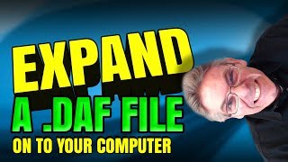 How To Expand A Daf Archive On Your Computer [upl. by Gilberte]