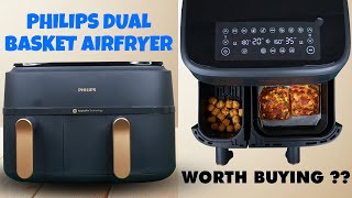 NEW Philips NA352 Dual Basket Air Fryer 9L  Detailed Review amp Demo  Airfryer for Big Family 🔥 [upl. by Eldwon991]