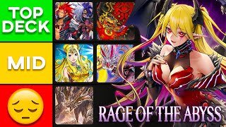 TIER LIST dei MIGLIORI DECK di RABBIA DELLABISSO ★ YuGiOh TCG [upl. by Nahn]