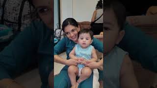 Actress Saranya Mohan With Her Cute Son😍 Cute Video [upl. by Evan]