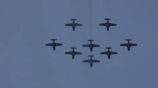 RCAF Snowbirds Abort Team Takeoff Before Beautiful Dusk Display At Aero Gatineau 2024 Friday [upl. by Nealon]