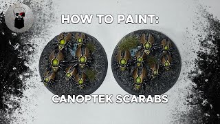 Contrast How to Paint Necron Canoptek Scarabs [upl. by Hardej223]