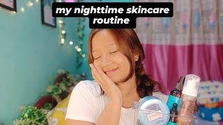 ❤️❤️my nighttime skincare routine for oily amp acne prone skinaffordable products❤️❤️ [upl. by Shannah]