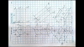 Projection of Solids problem 5 Engineering Graphics engineering drawing Engineering Visualization [upl. by Teragram]