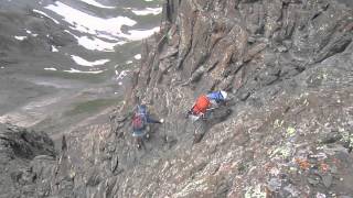 Wetterhorn Peak Colorado 71814 Descending Final Summit Pitch [upl. by Arimas936]