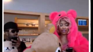 Nicki  Safaree USTREAM 3 24 2012 PART 5 [upl. by Ahsitauq]